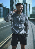Gym King Rebellion Spectre Ombre Training Jacket - Phantom Grey
