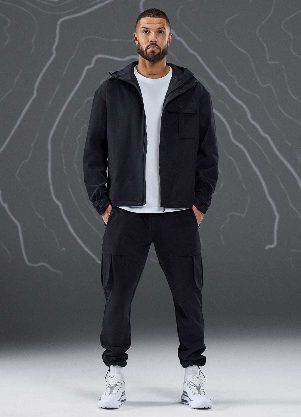 Gym King Rebellion Covert Cargo Utility Pant - Black