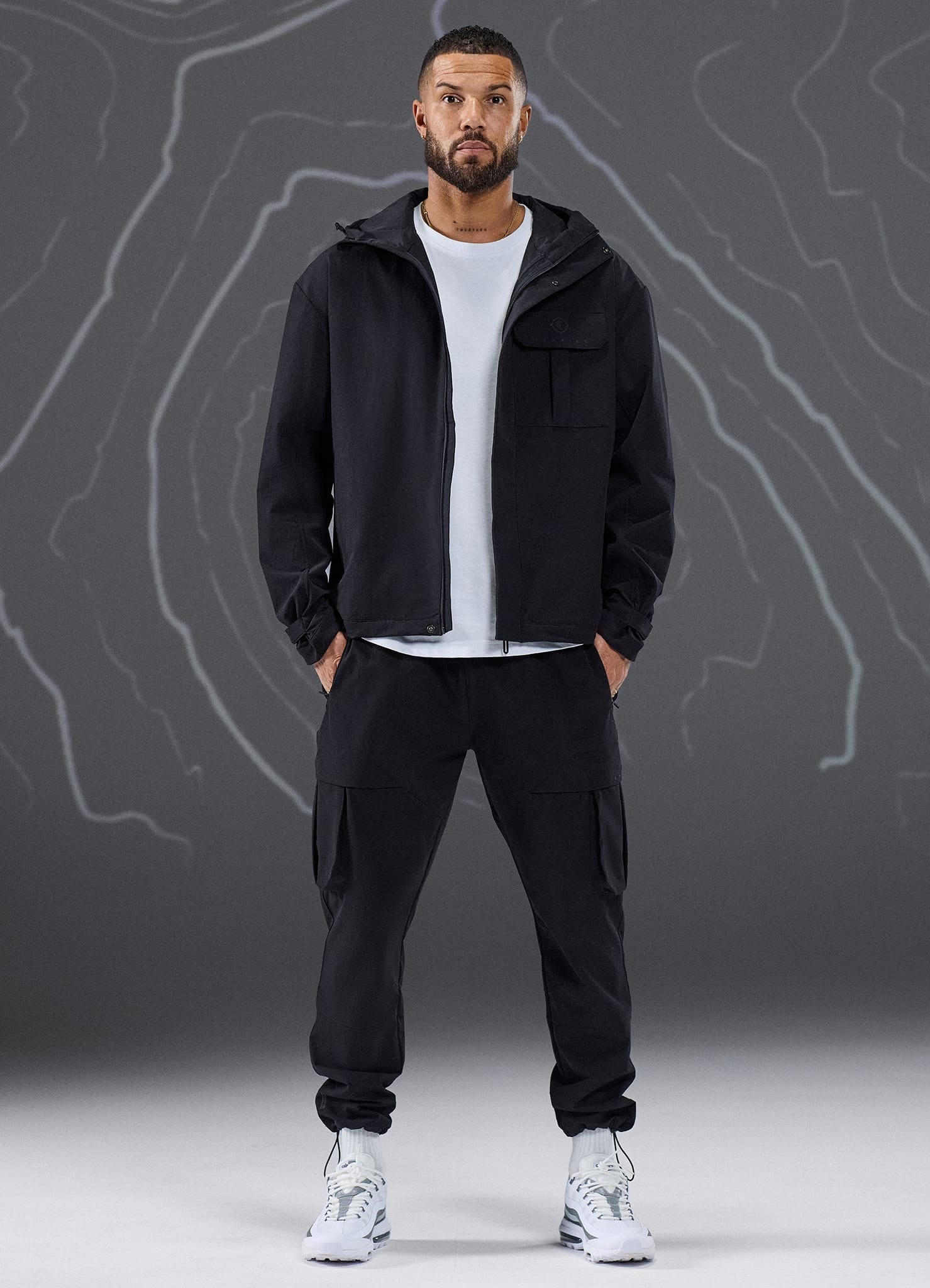 Gym King Rebellion Covert Cargo Utility Pant - Black