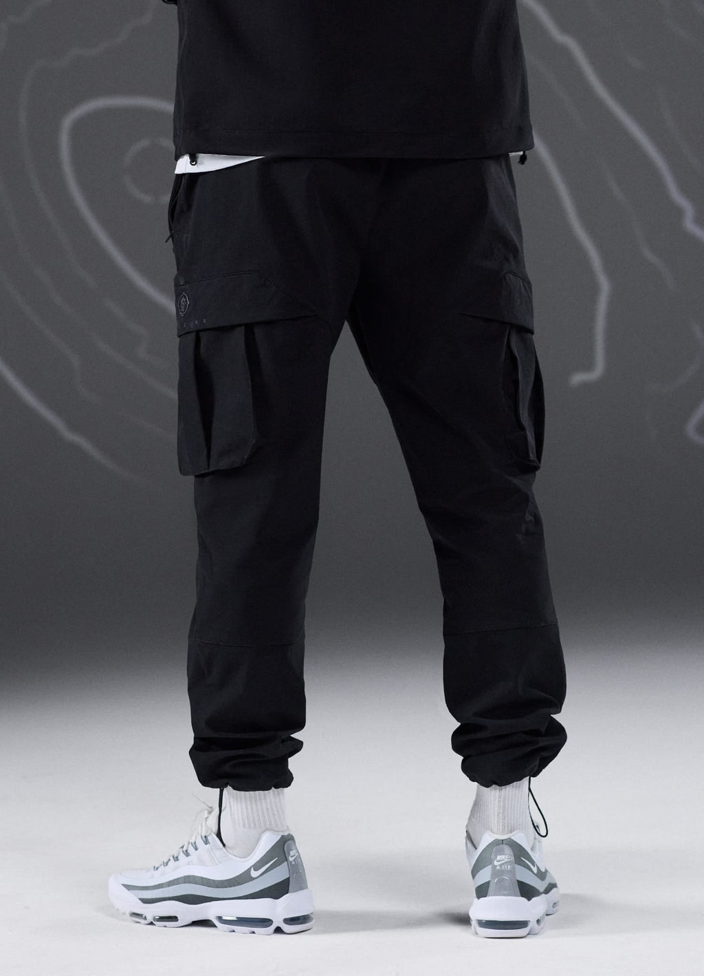 Gym King Rebellion Covert Cargo Utility Pant - Black
