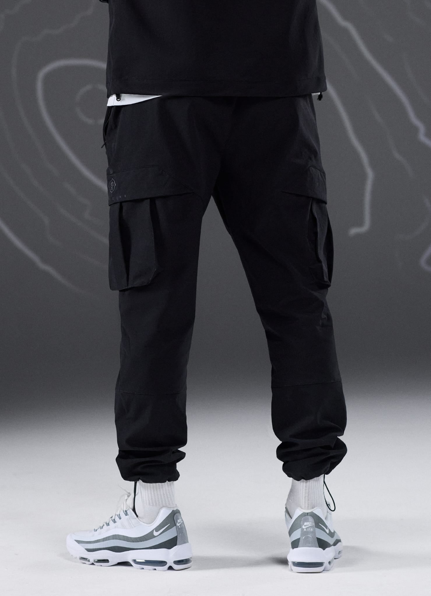 Gym King Rebellion Covert Cargo Utility Pant - Black
