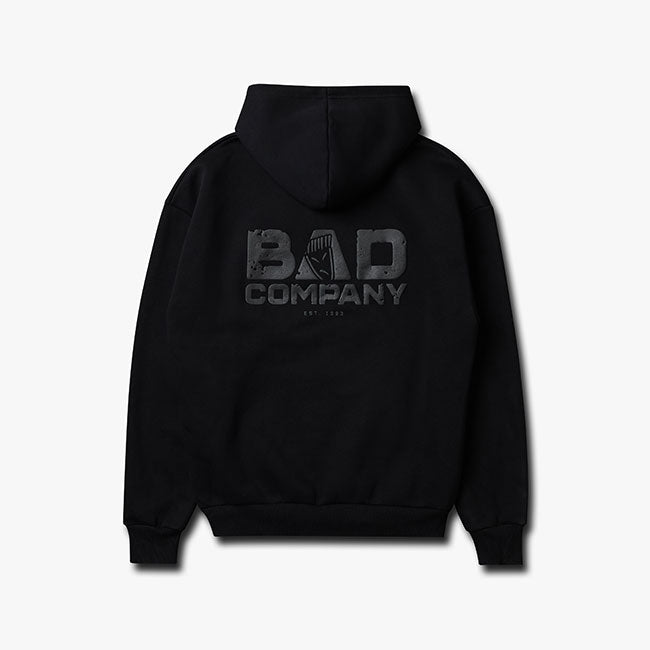 Gym King Bad Company Fleece Hoodie - Black/Black