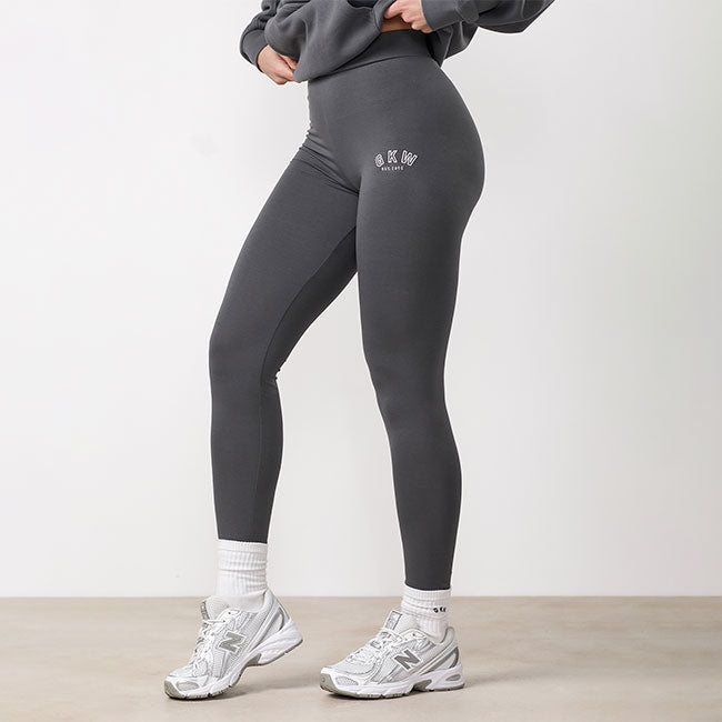 GKW Jersey Legging - Gunmetal Grey/Hyacinth