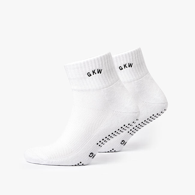 GKW Pilates Grip Sock (2PK) - White