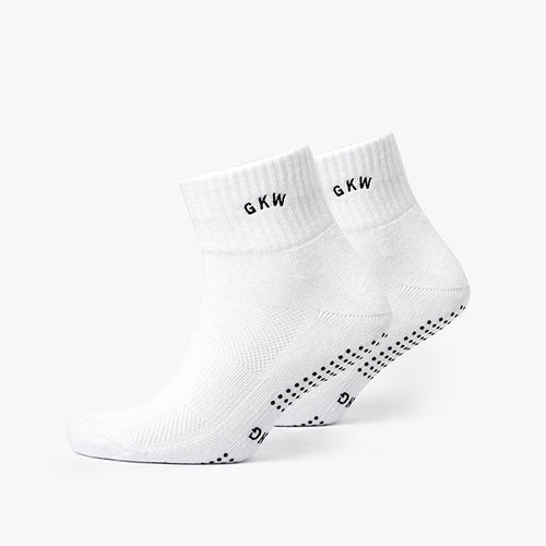 GKW Pilates Grip Sock (2PK) - White