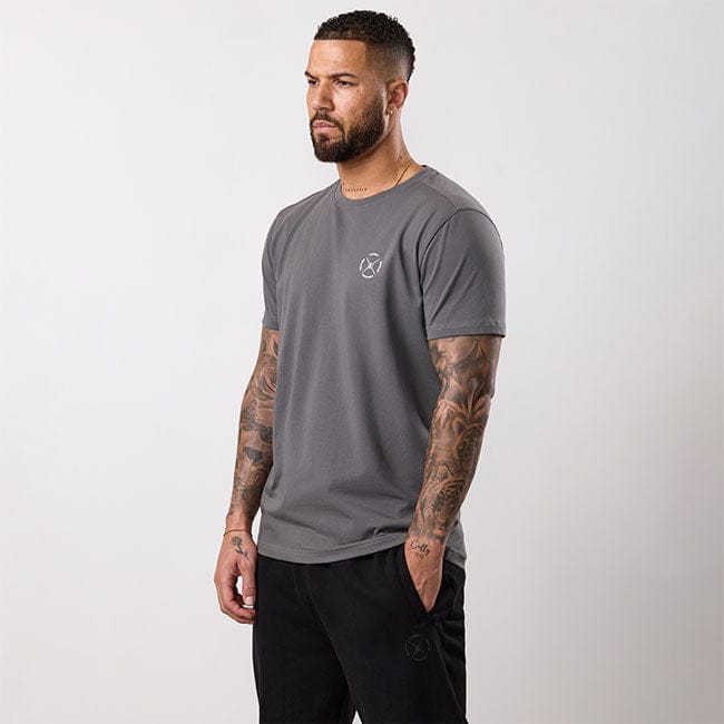 Gym King Stoic Esja Jersey Tee - Fossil Grey