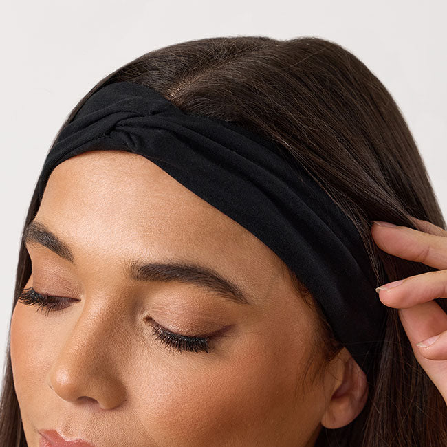 Gym King Twisted Headband - Black