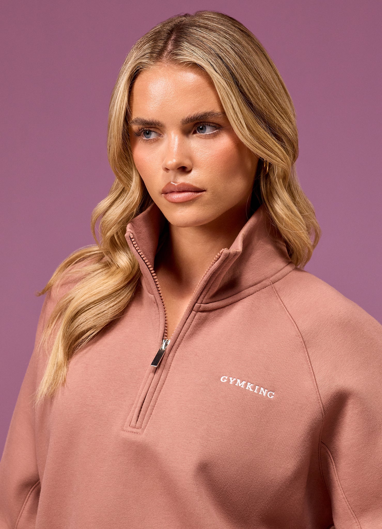 Gym King 365 Raglan Sleeve Funnel - Pale Chestnut