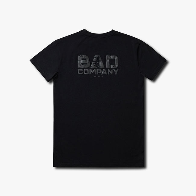 Gym King Bad Company Jersey Tee - Black/Black