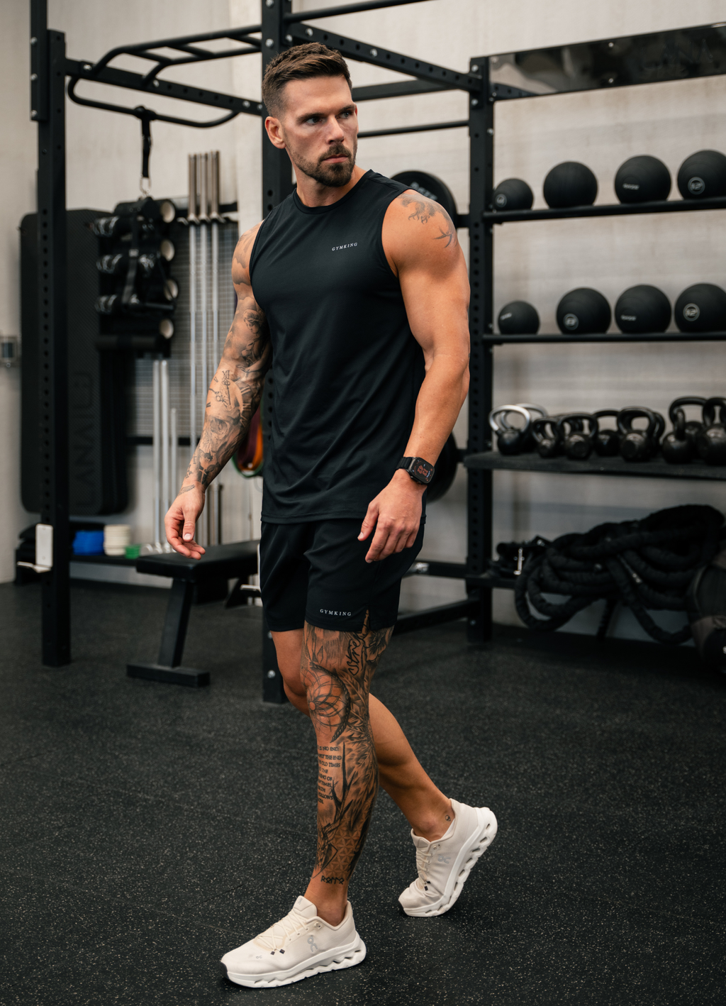 Gym King Energise Vest - Black