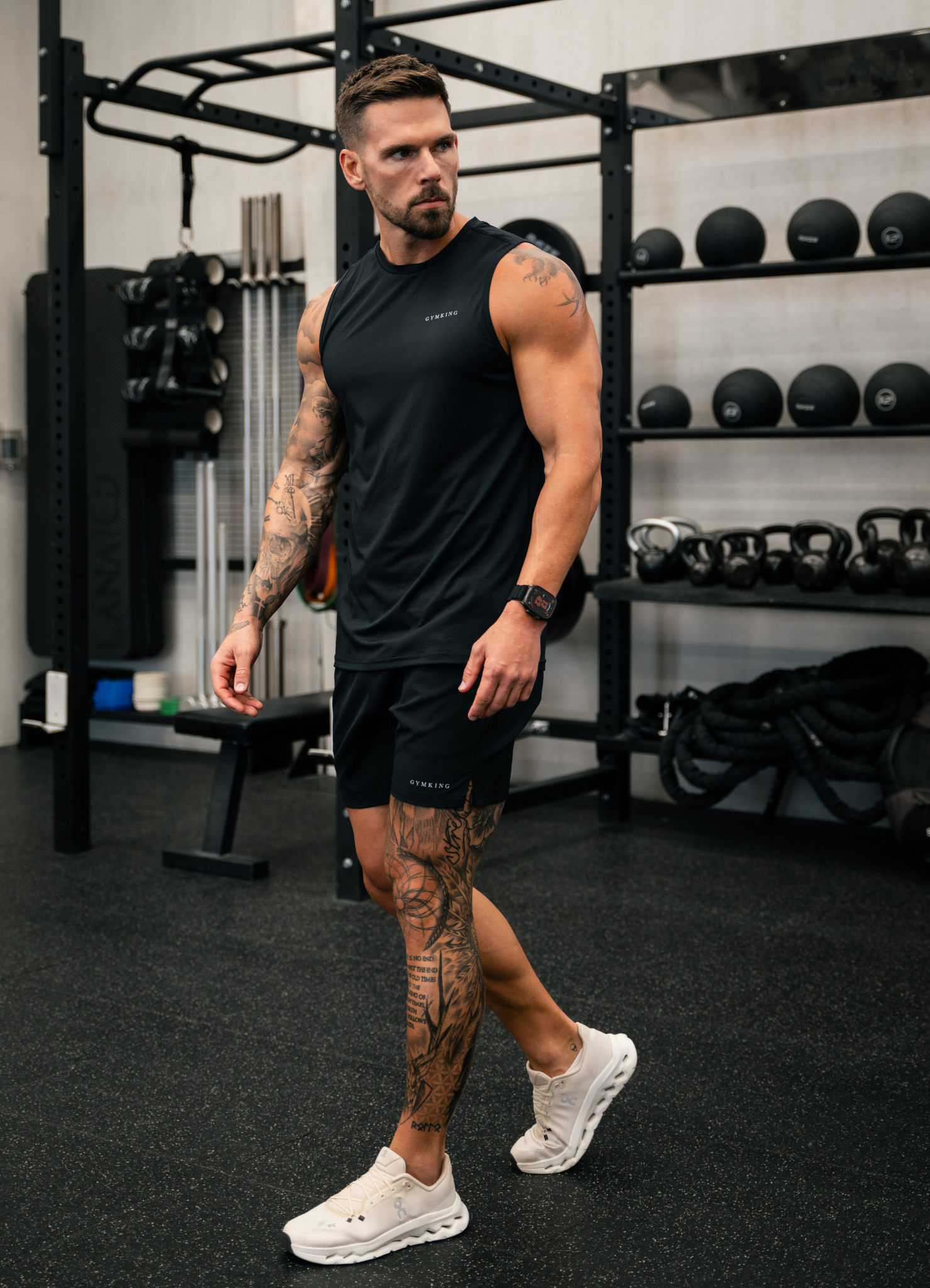 Gym King Energise Vest - Black