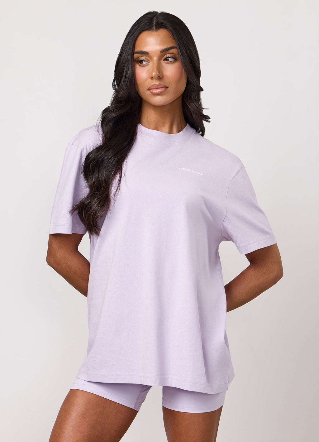 Gym King 365 Boyfriend Tee - Hyacinth