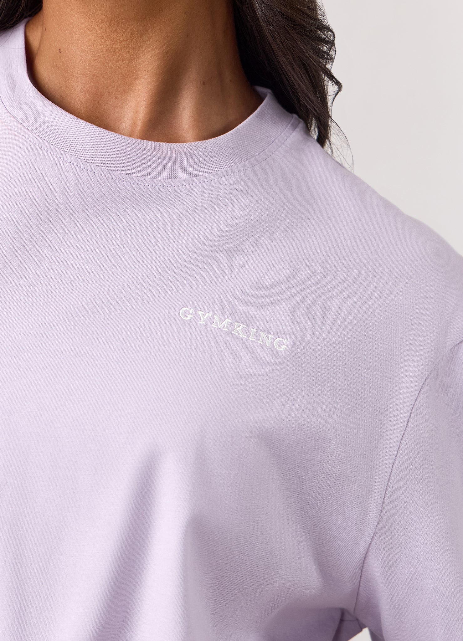 Gym King 365 Boyfriend Tee - Hyacinth