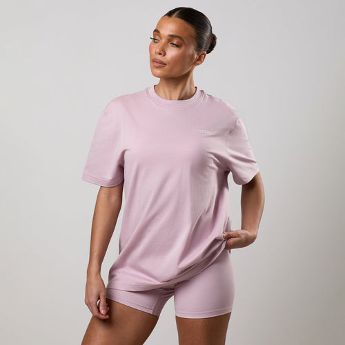 Gym King 365 Boyfriend Tee - Muted Mauve