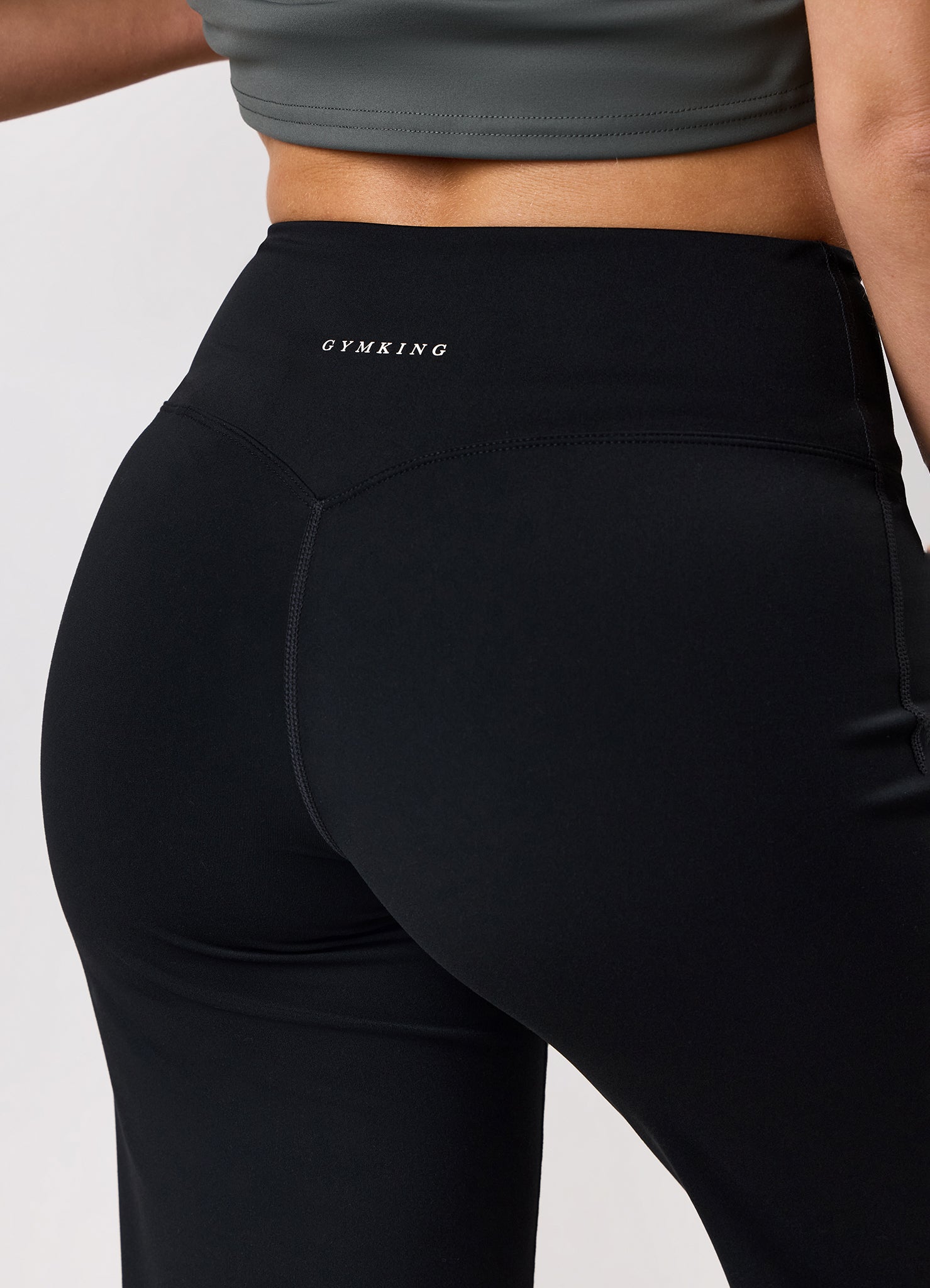 Gym King 365 Straight Leg Yoga Pant Regular - Black