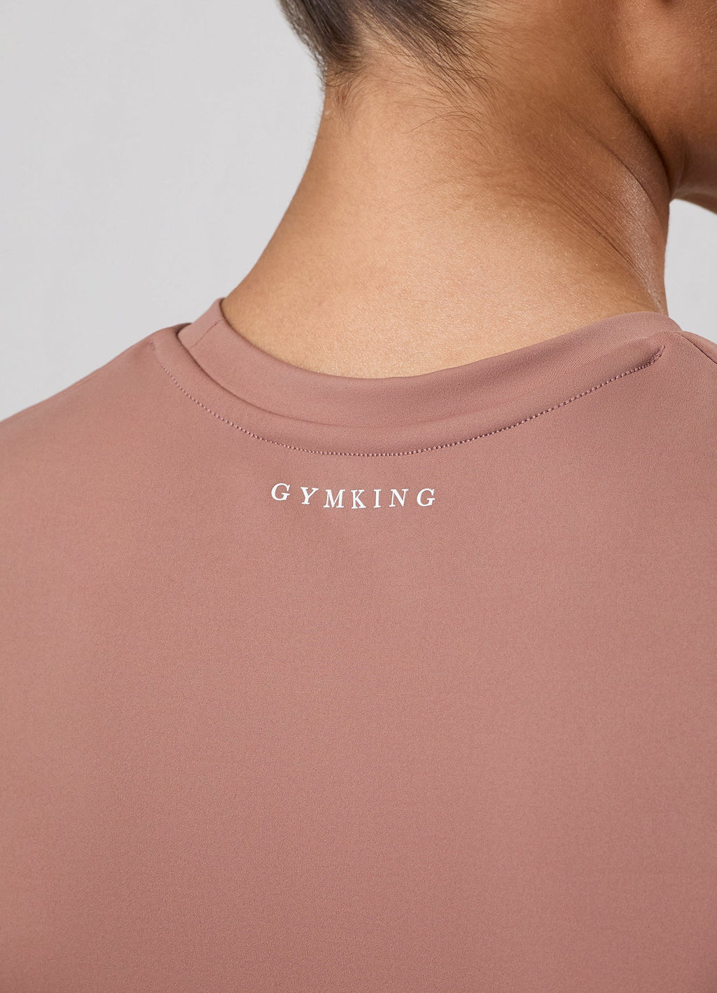Gym King 365 Built-In Bra Tee - Pale Chestnut
