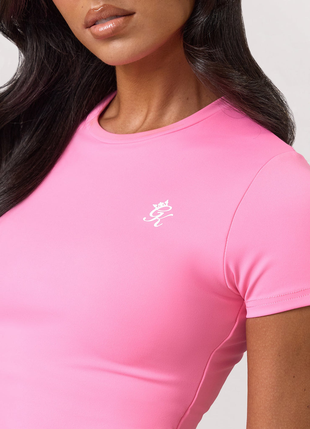 Gym King 365 Built-In Bra Tee - Carnation Pink