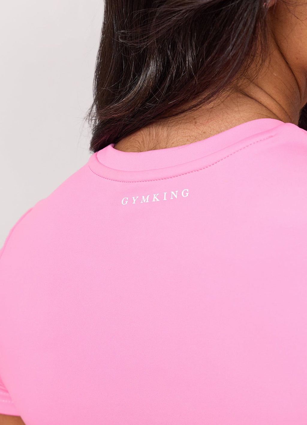 Gym King 365 Built-In Bra Tee - Carnation Pink