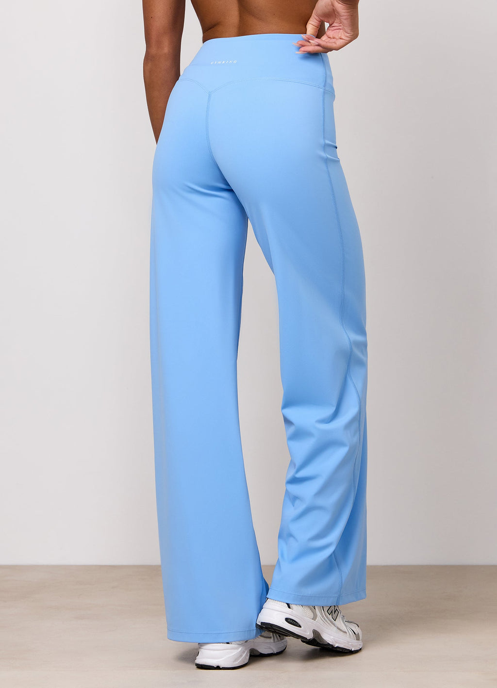 Gym King 365 Lightweight Straight Leg Yoga Pant - Blue Cotton