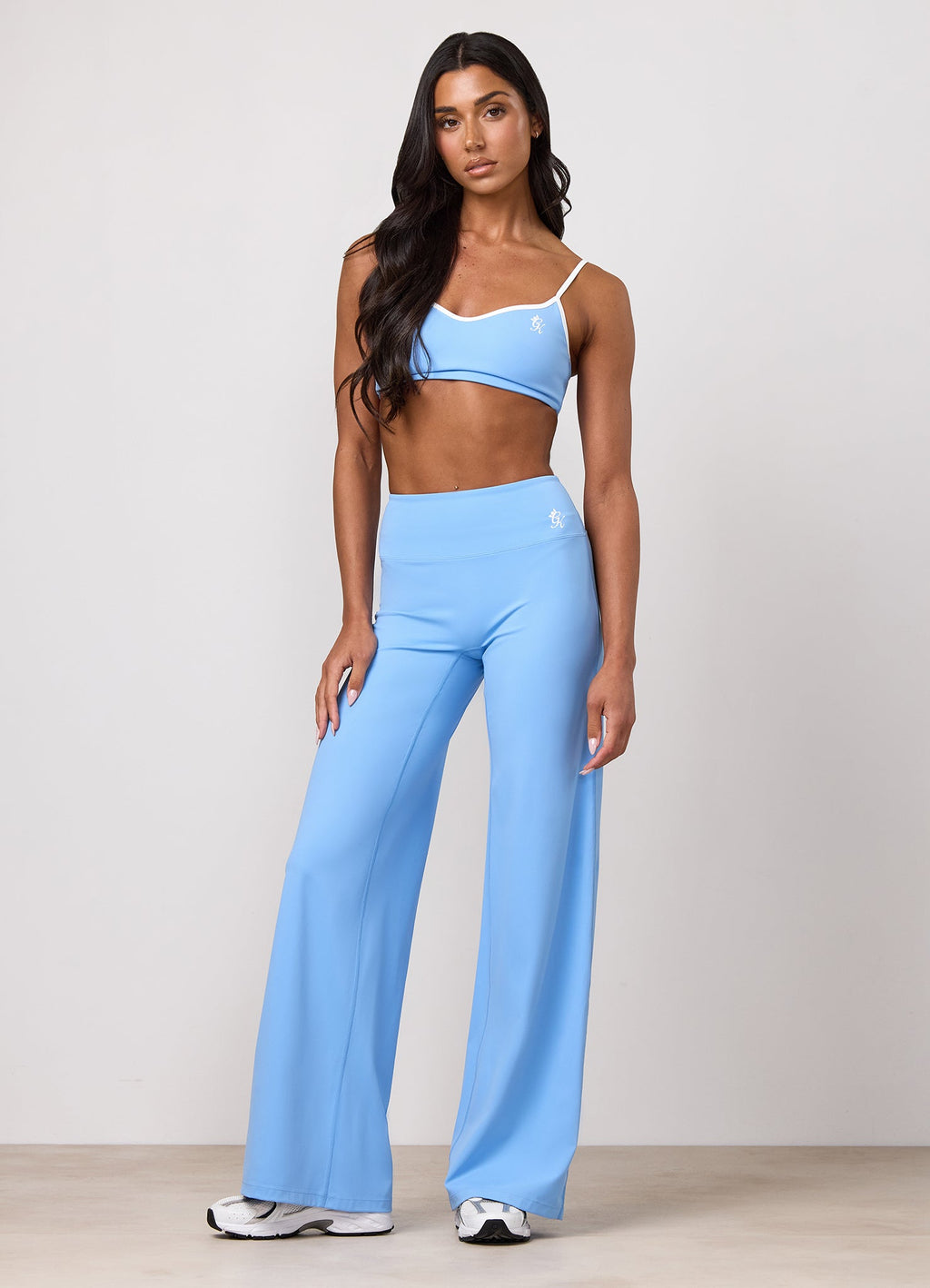 Gym King 365 Lightweight Straight Leg Yoga Pant - Blue Cotton