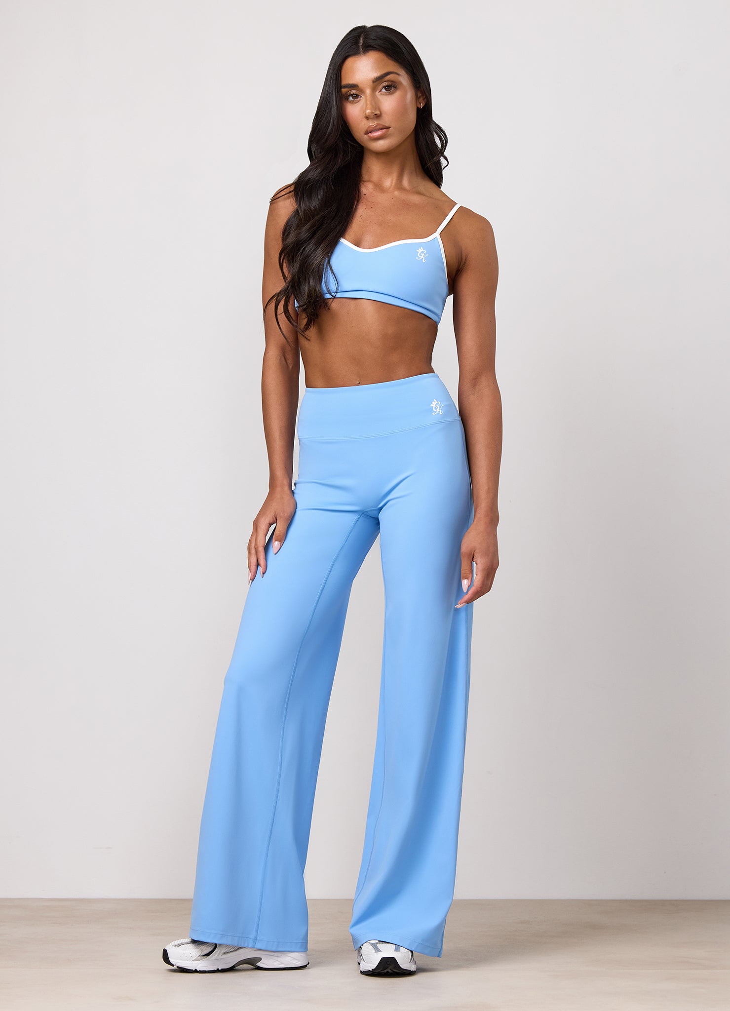 Gym King 365 Lightweight Straight Leg Yoga Pant - Blue Cotton