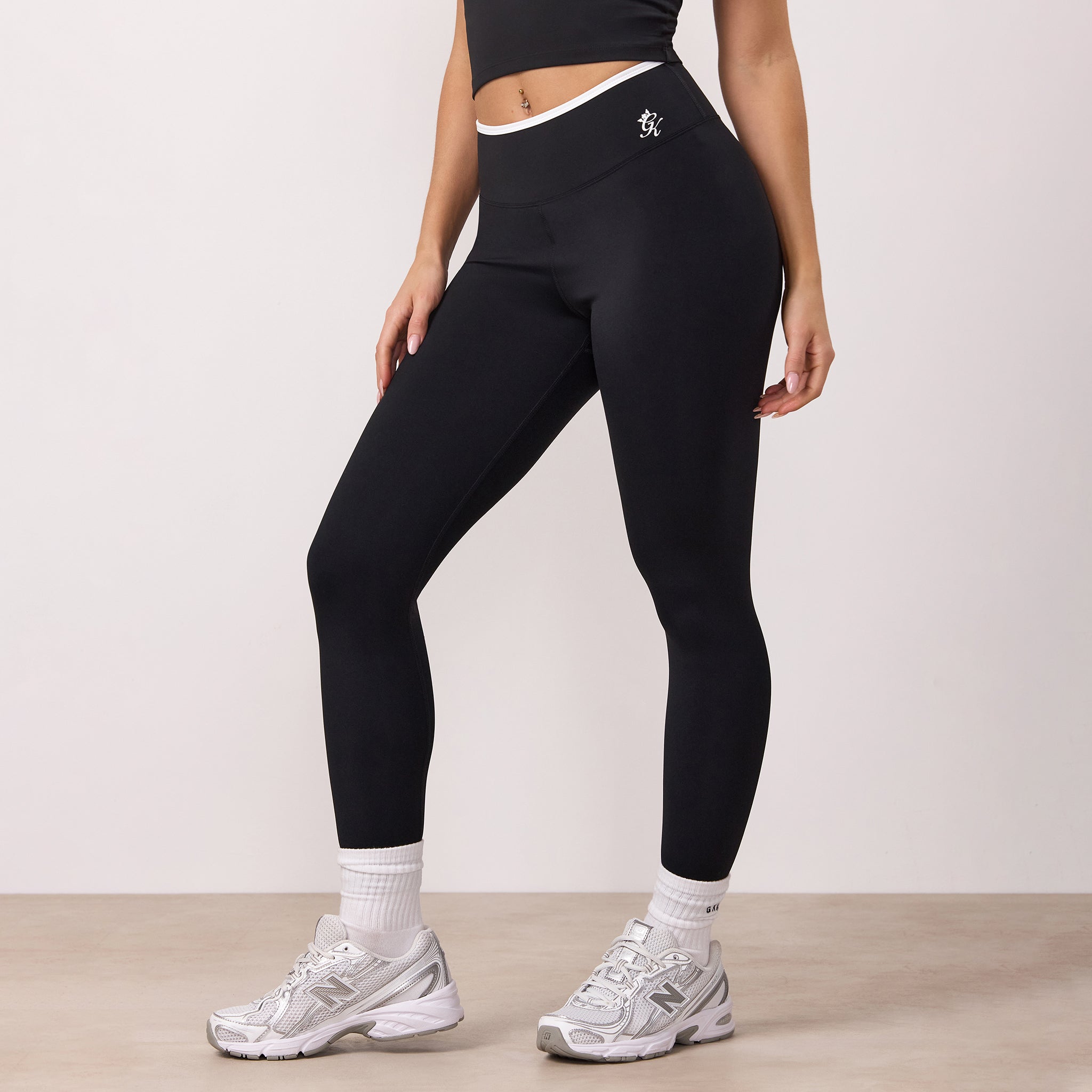 Gym King 365 Contrast Legging - Black