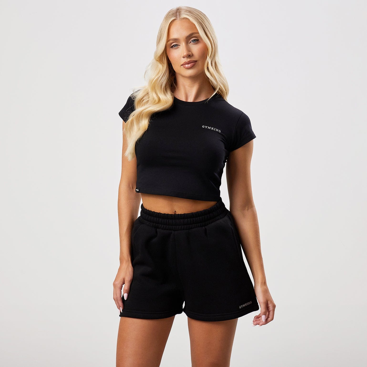 Gym King 365 Fitted Jersey Tee - Black