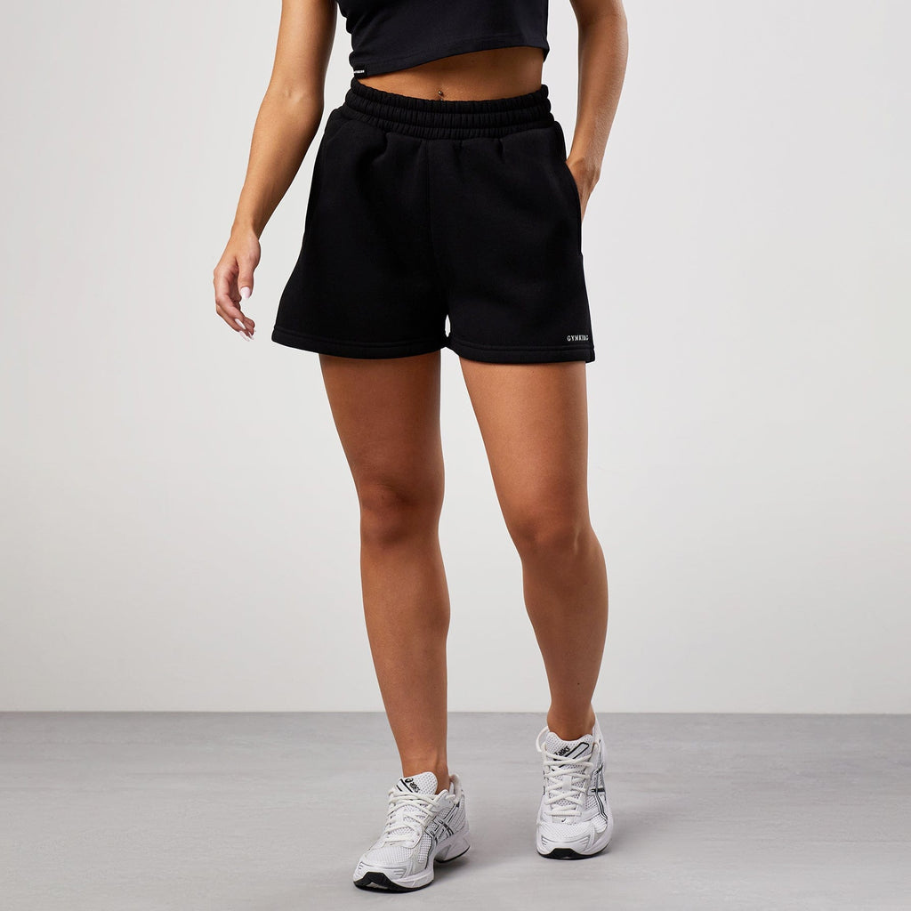 Gym King 365 Relaxed Fit Fleece Short - Black
