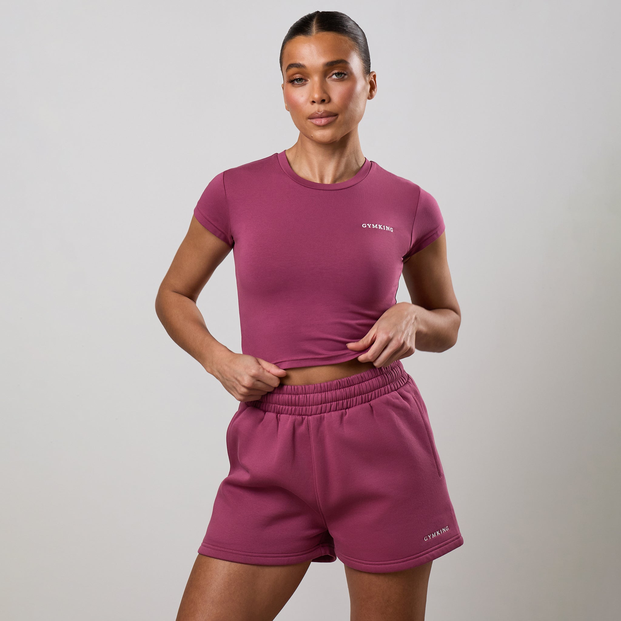 Gym King 365 Fitted Tee - Berry