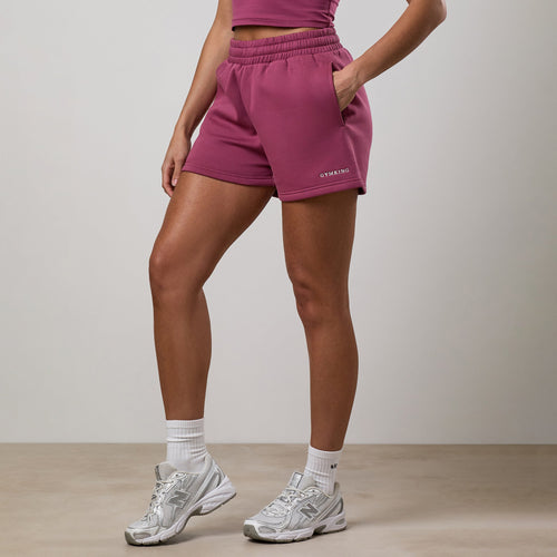 Gym King 365 Fleece Short - Berry
