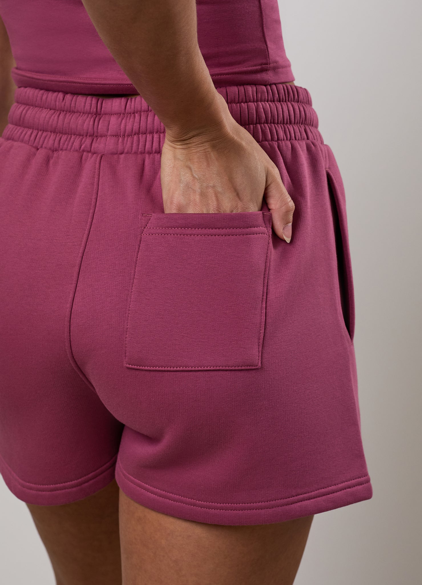 Gym King 365 Fleece Short - Berry