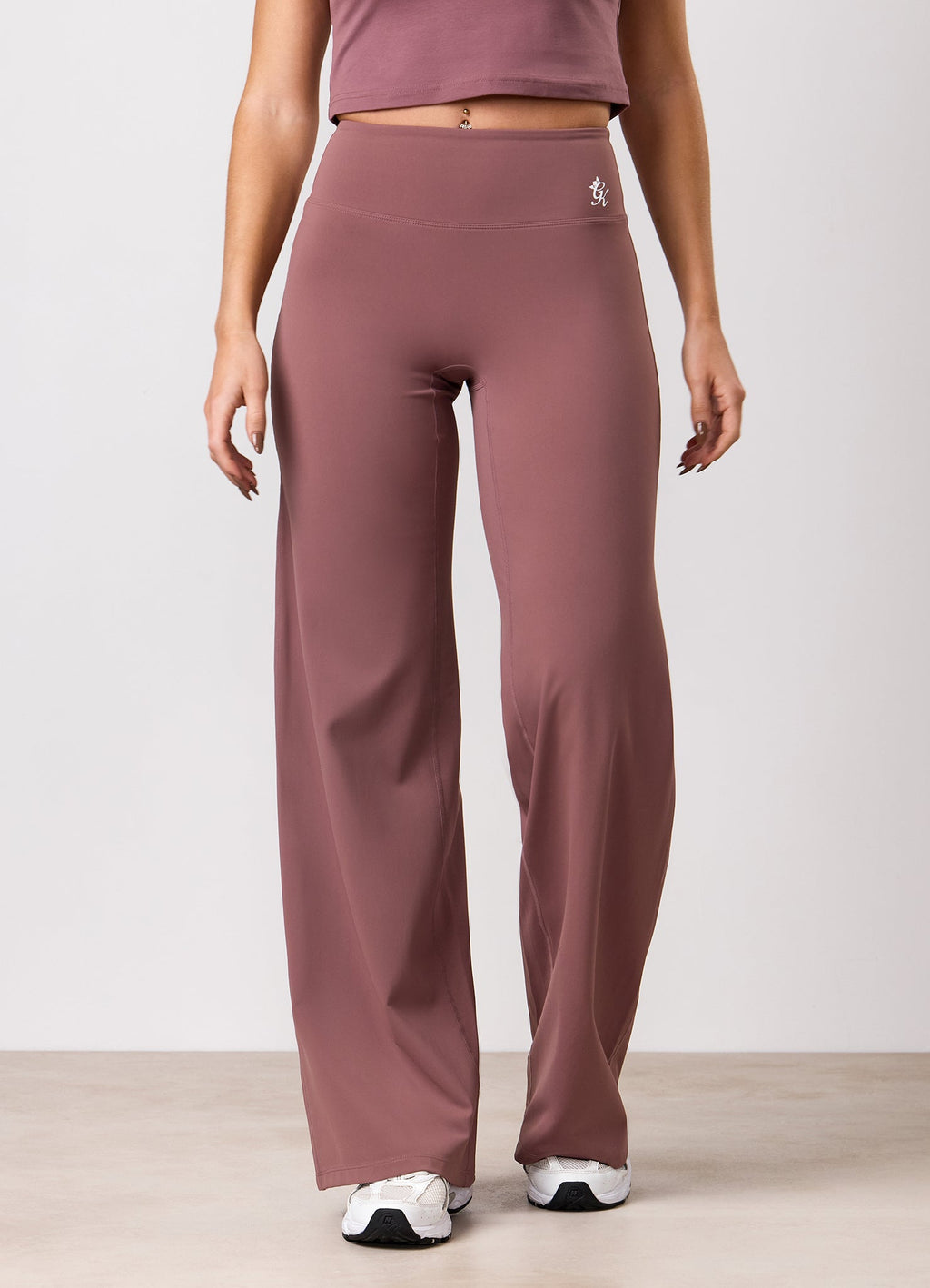 Gym King 365 Straight Leg Yoga Pant - Brown Plum