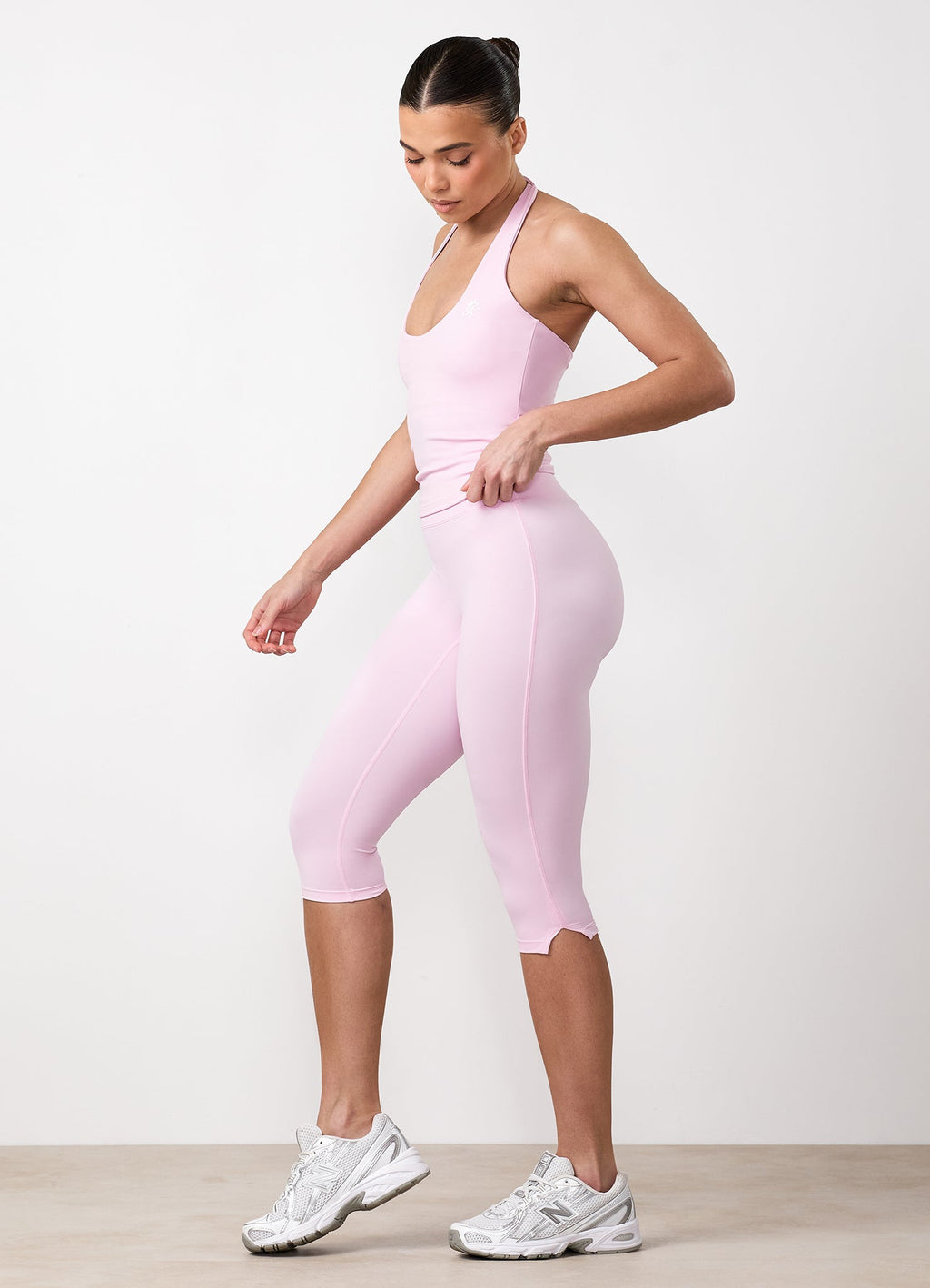 Gym King 365 Capri Legging - Soft Pink