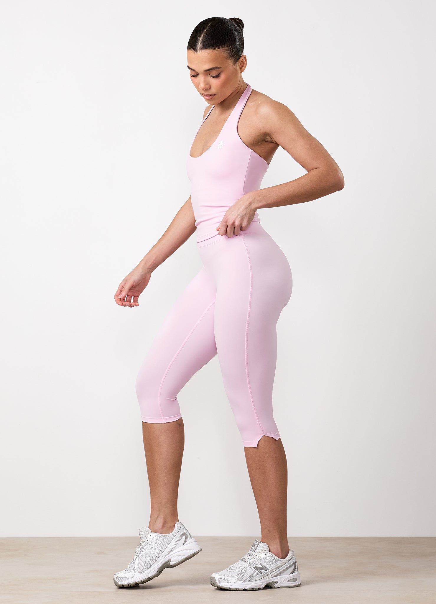 Gym King 365 Capri Legging - Soft Pink