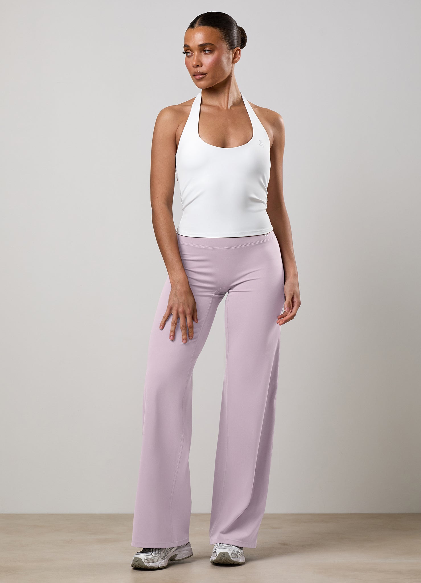 Gym King 365 Halter Neck Tank - White