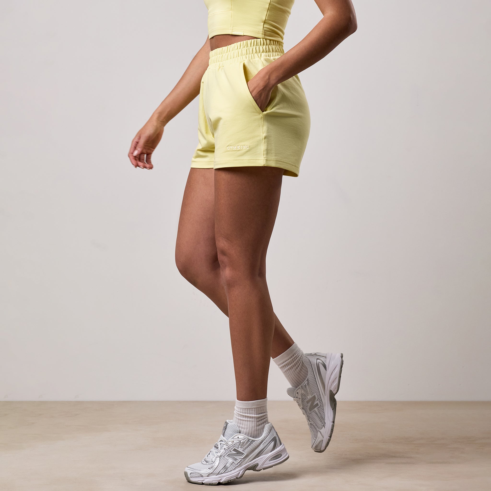 Gym King 365 Jersey Short - Sherbet Lemon