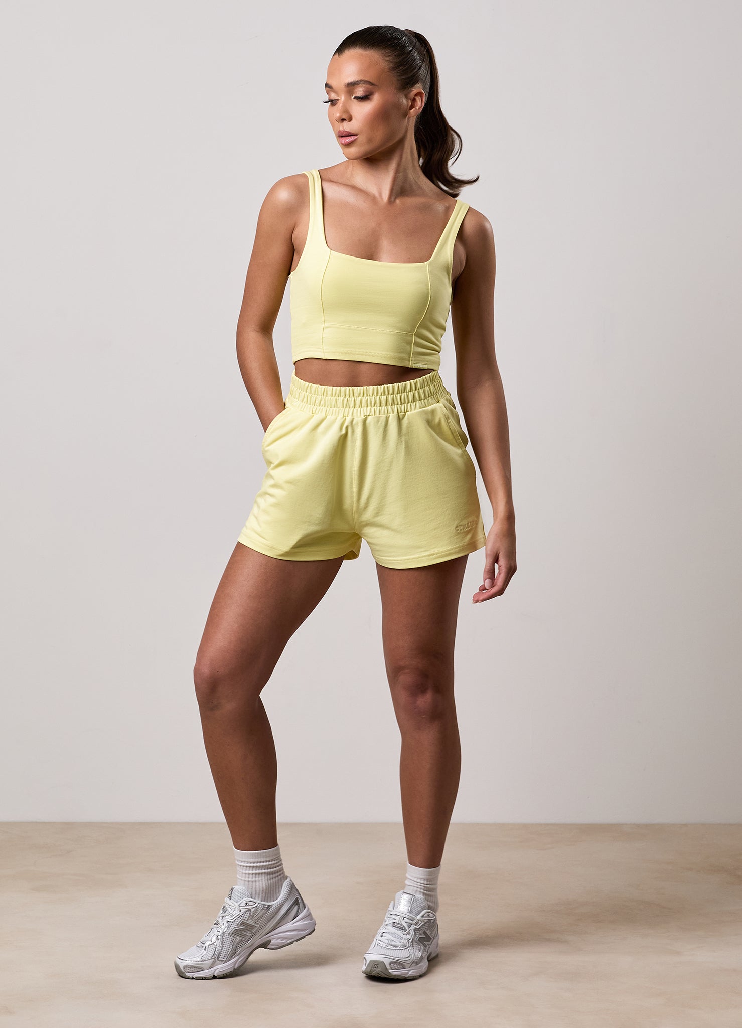 Gym King 365 Jersey Short - Sherbet Lemon
