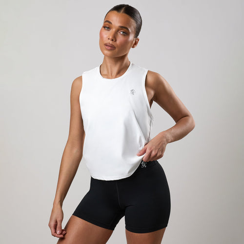 Gym King 365 Lightweight Vest - White