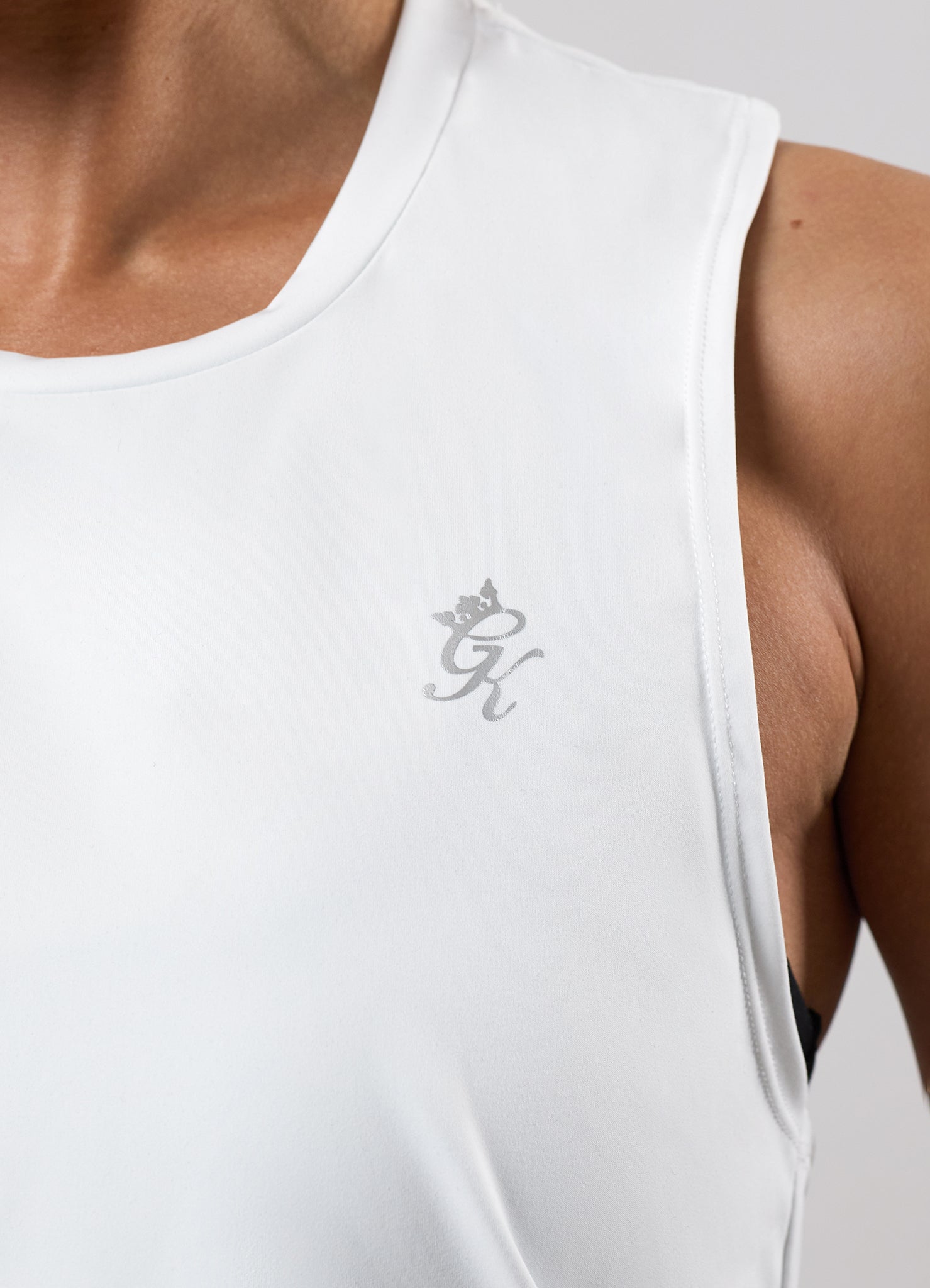 Gym King 365 Lightweight Vest - White