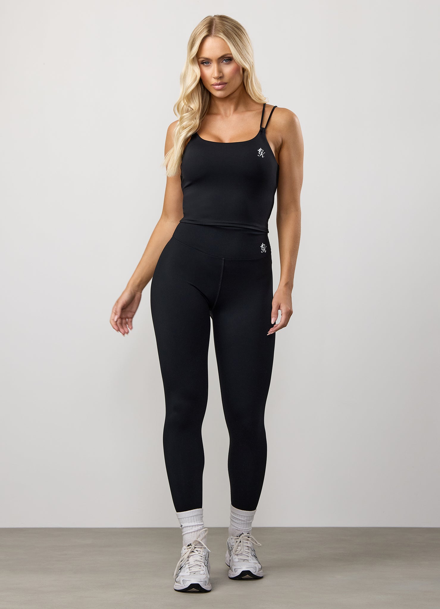 Gym King 365 Long Line Tank - Black