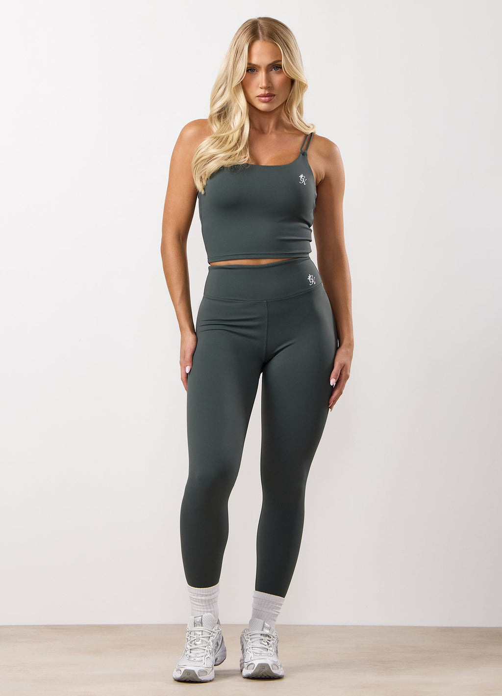 Gym King 365 Legging - Green Smoke