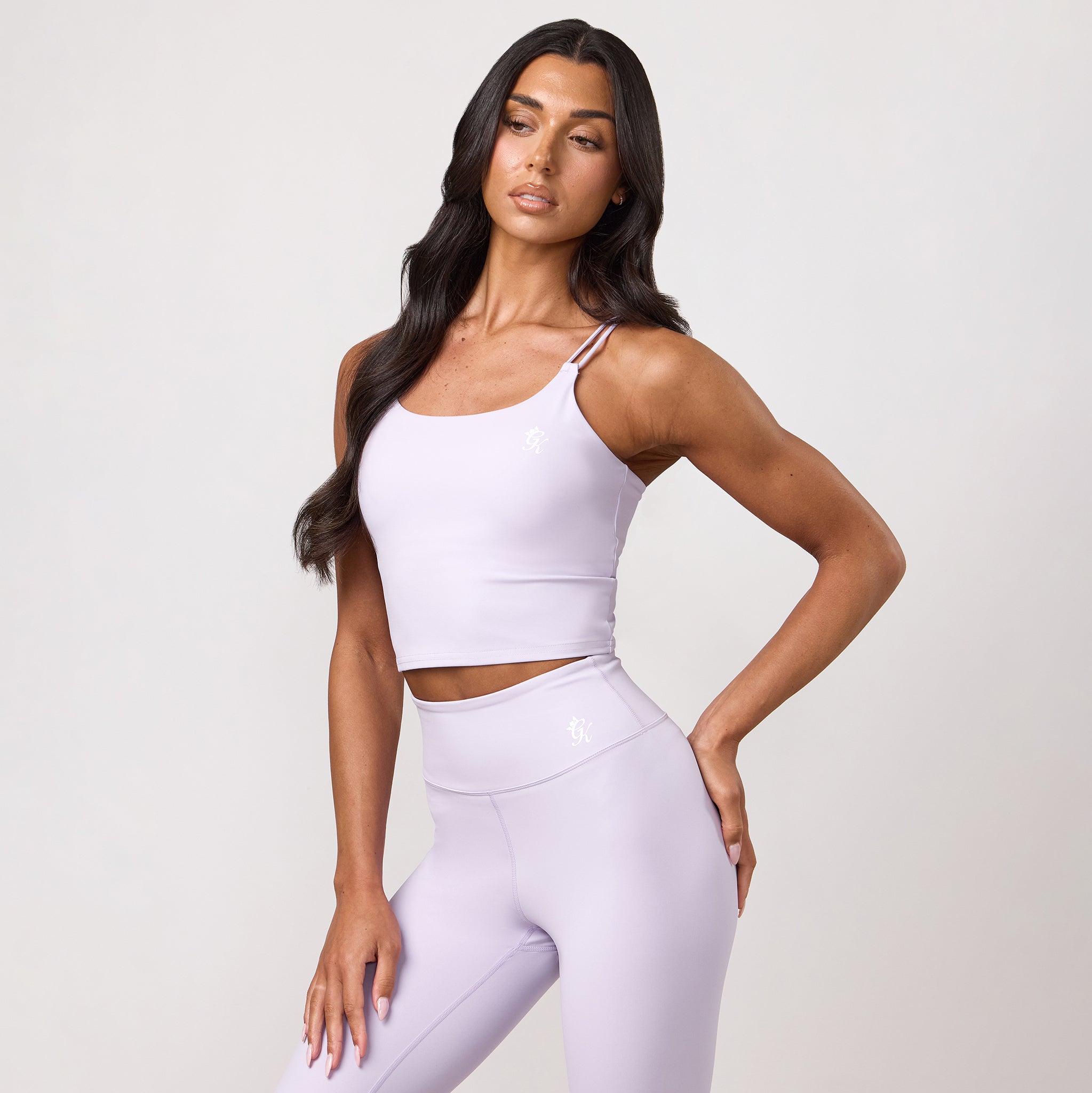 Gym King 365 Long Line Tank - Hyacinth