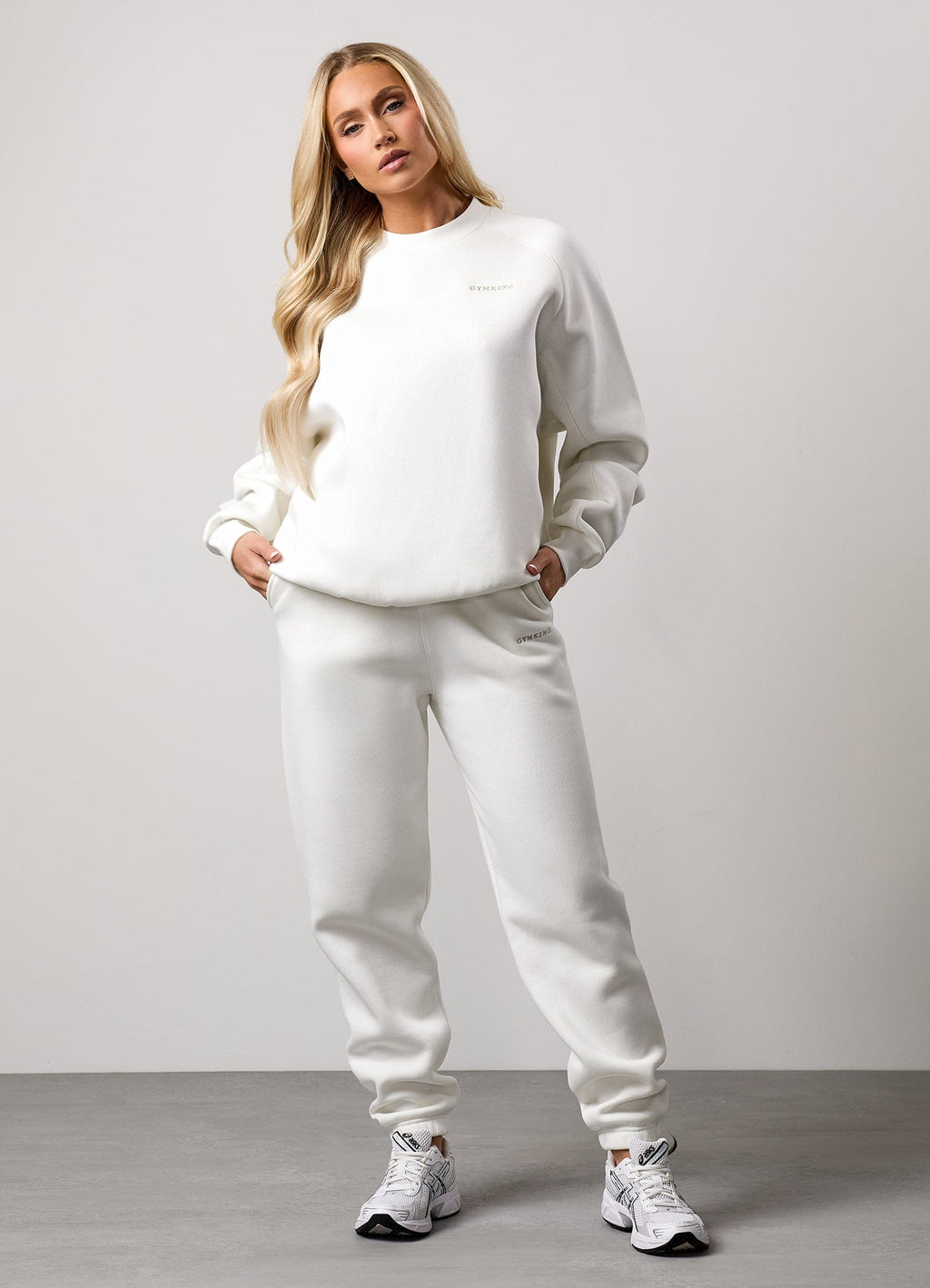 Gym King 365 Boyfriend Fleece Jogger - Cream
