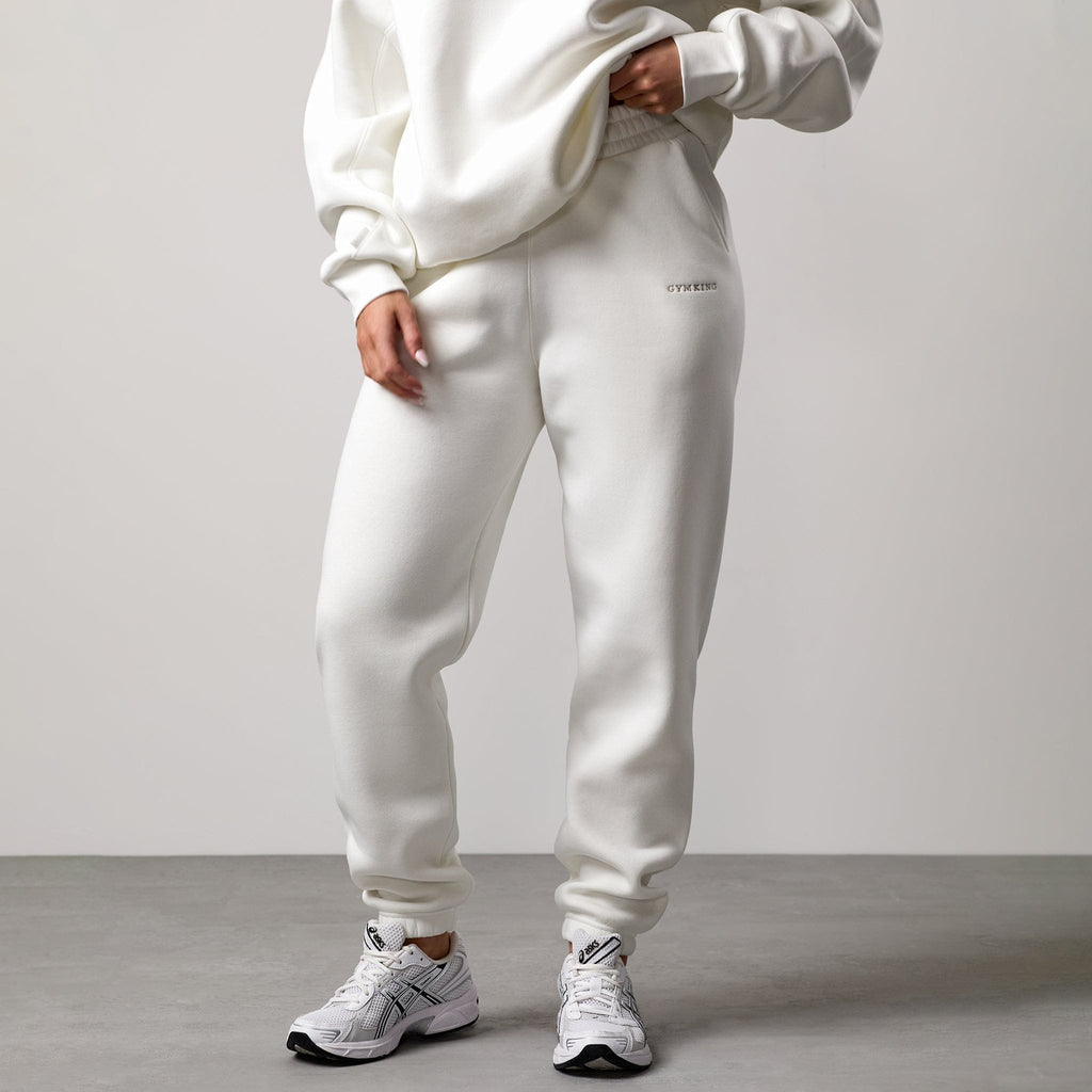 Gym King 365 Boyfriend Fleece Jogger - Cream