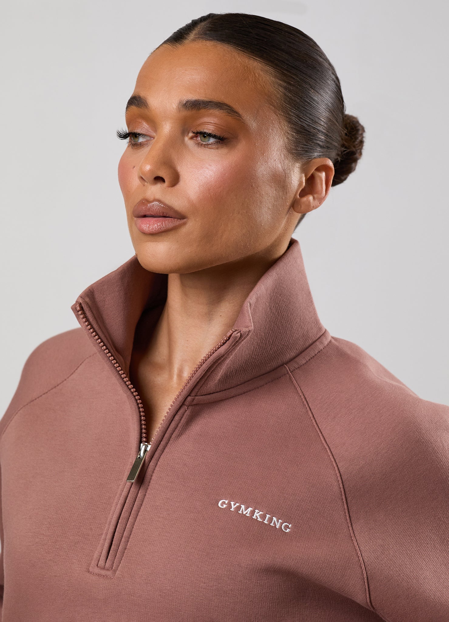Gym King 365 Raglan Sleeve Funnel - Pale Chestnut