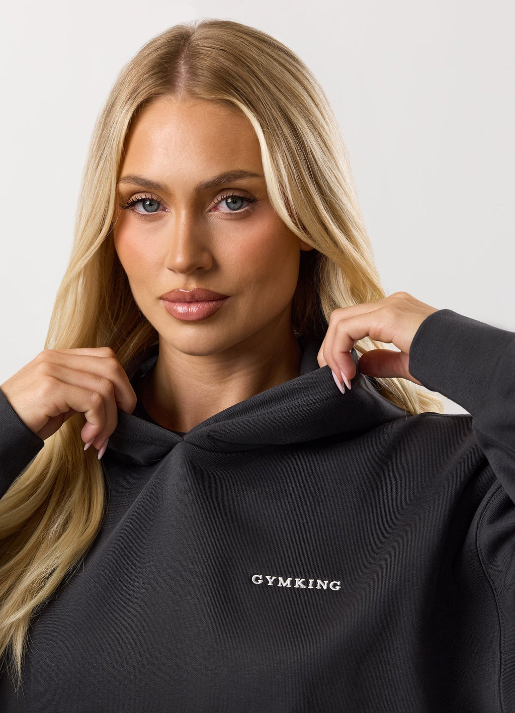 Gym King 365 Relaxed Fit Hoodie - Dark Pewter