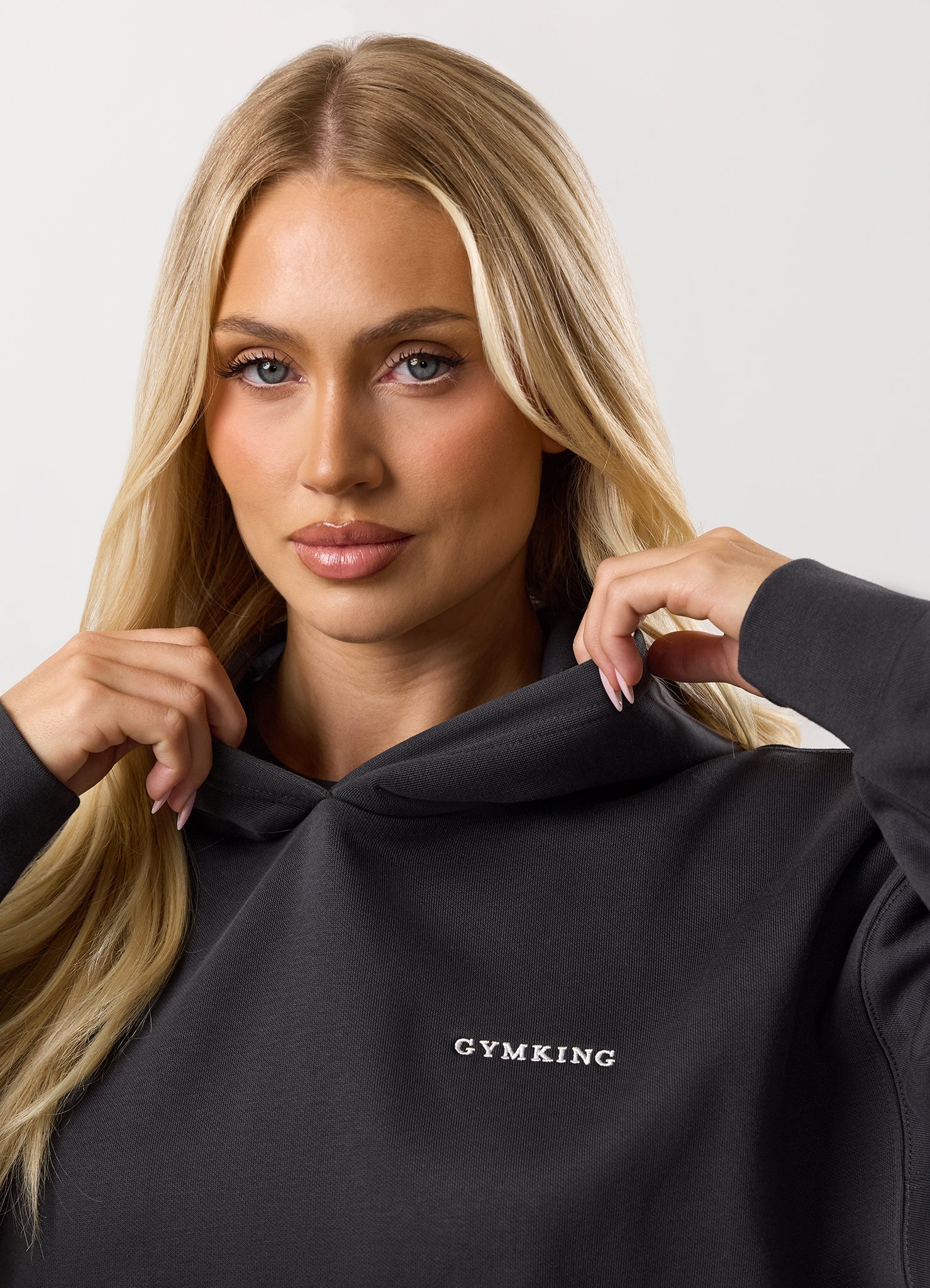 Gym King 365 Relaxed Fit Hoodie - Dark Pewter