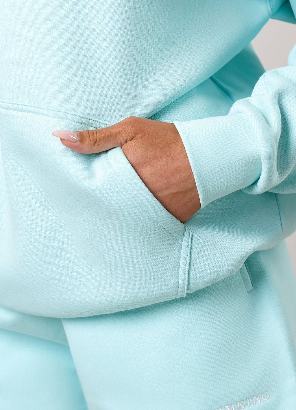Gym King 365 Relaxed Fit Hoodie - Pale Turquoise