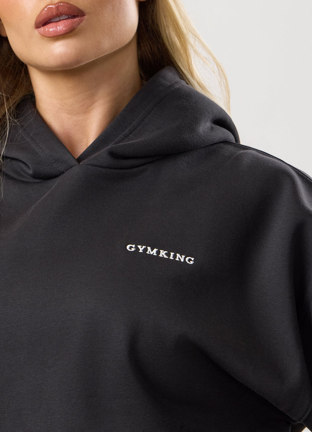 Gym King 365 Relaxed Fit Hoodie - Dark Pewter