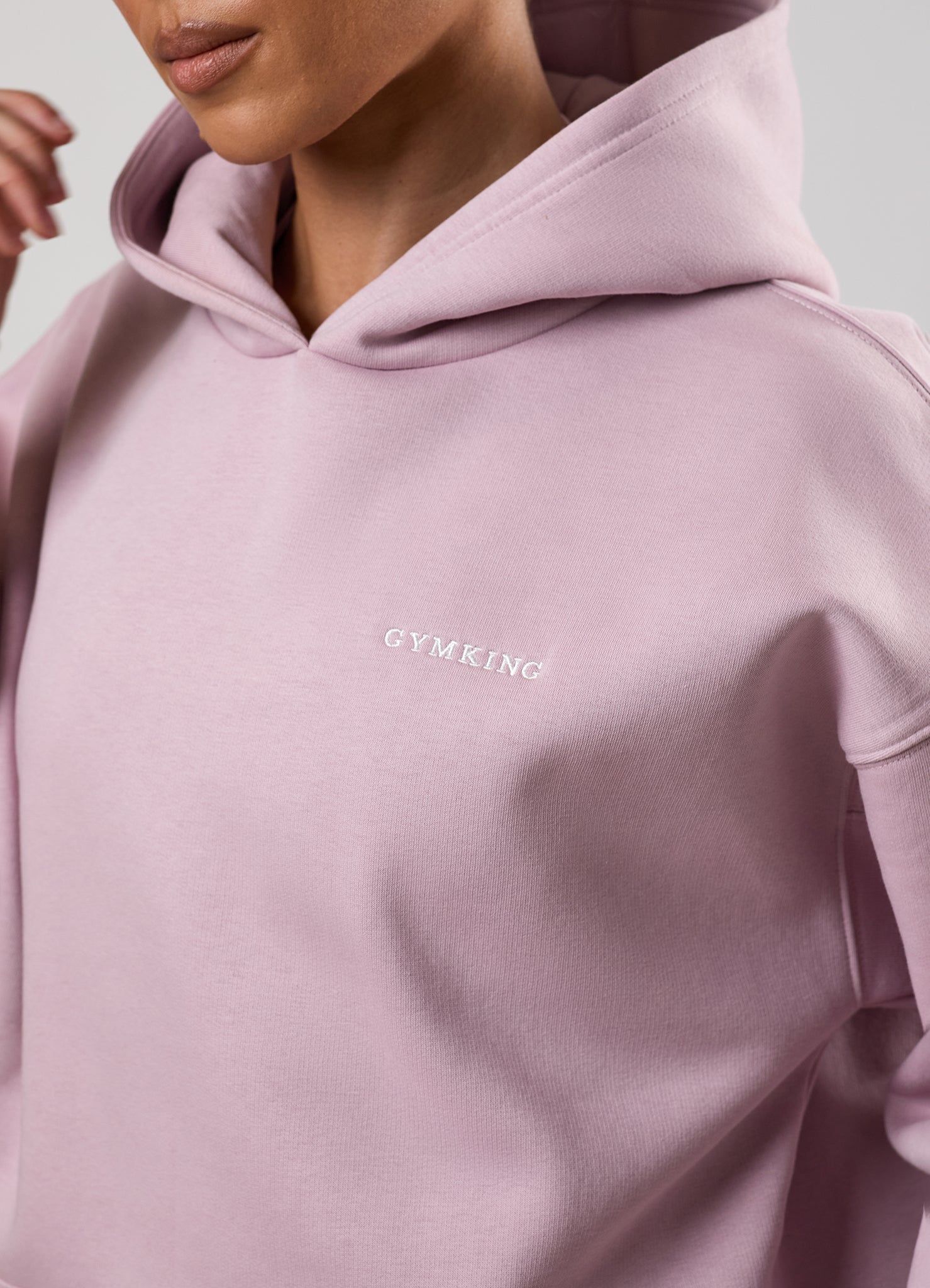 Gym King 365 Relaxed Fit Hoodie - Muted Mauve